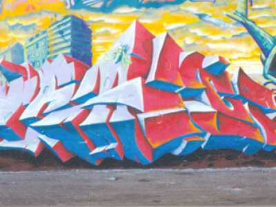 Graffiti realizzati da writers baresi